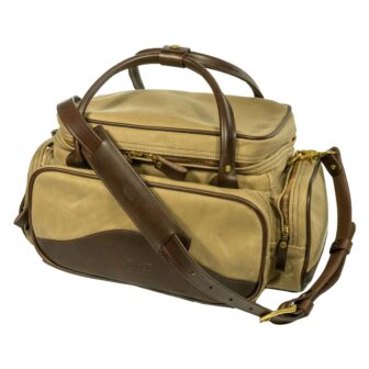 Sand Canvas & Leather Range Bag